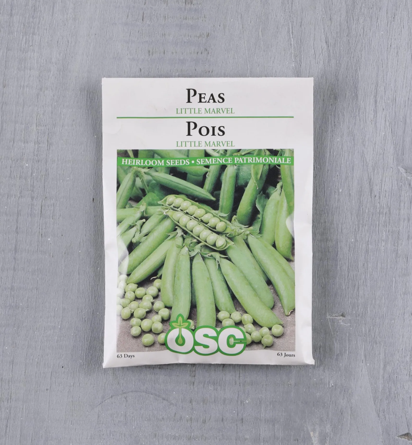 Online OSC Pea Seed Packets Seed Starting