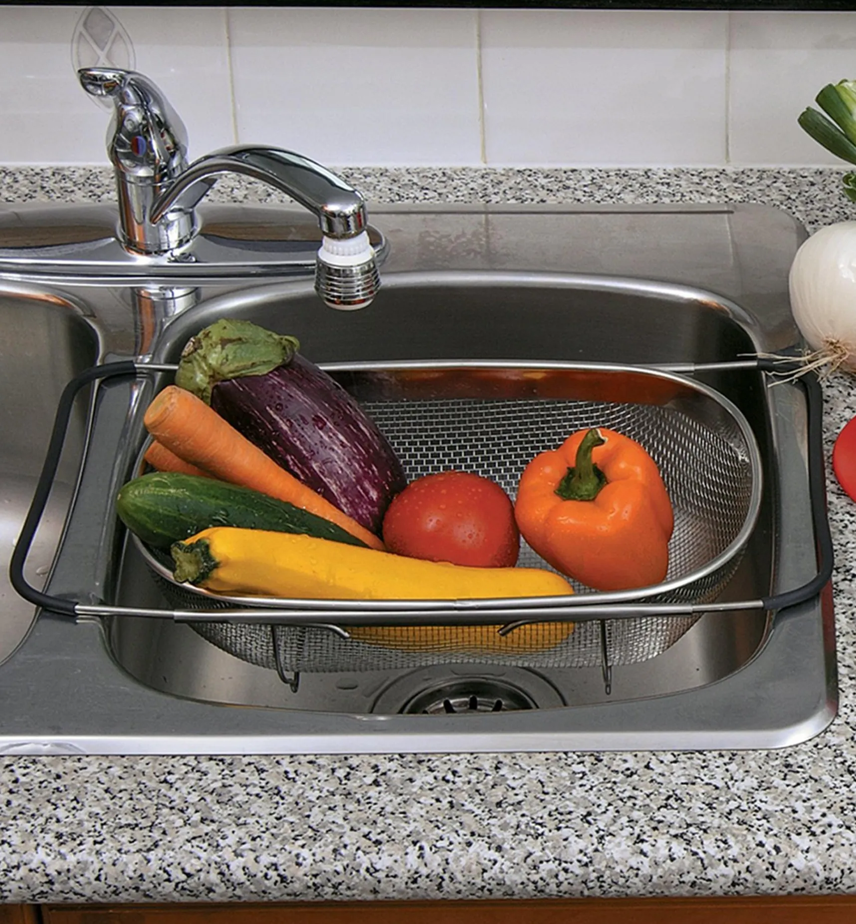 New Over-the-Sink Colander Kitchen Tools