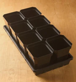 Hot 8-Pack Of 5" Pots With Propagation Tray Seed Starting