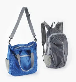 Sale Packable Backpack & Shoulder Bag Set Travel