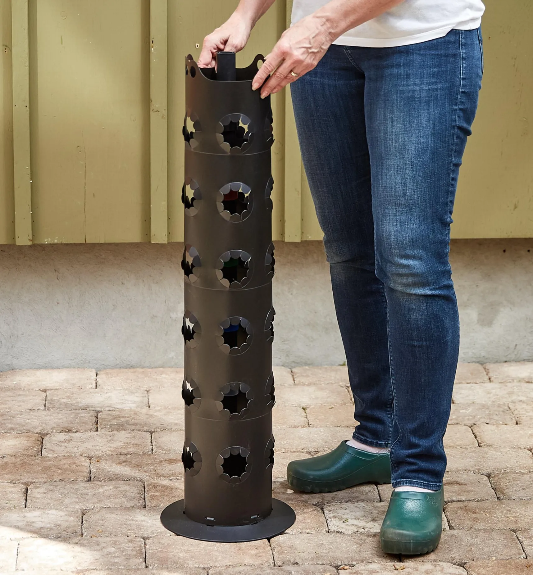 Clearance Pair Of Flower Towers Container Gardening
