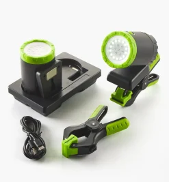 Online Pair Of Rechargeable Clip Lights Lighting