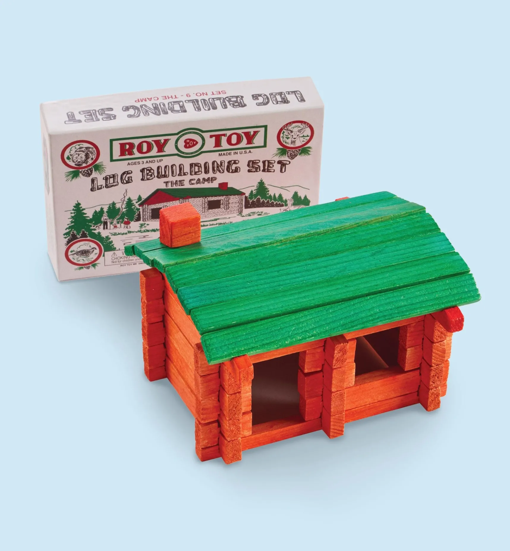 Discount 37-Pc. Log Building Set Toys & Games