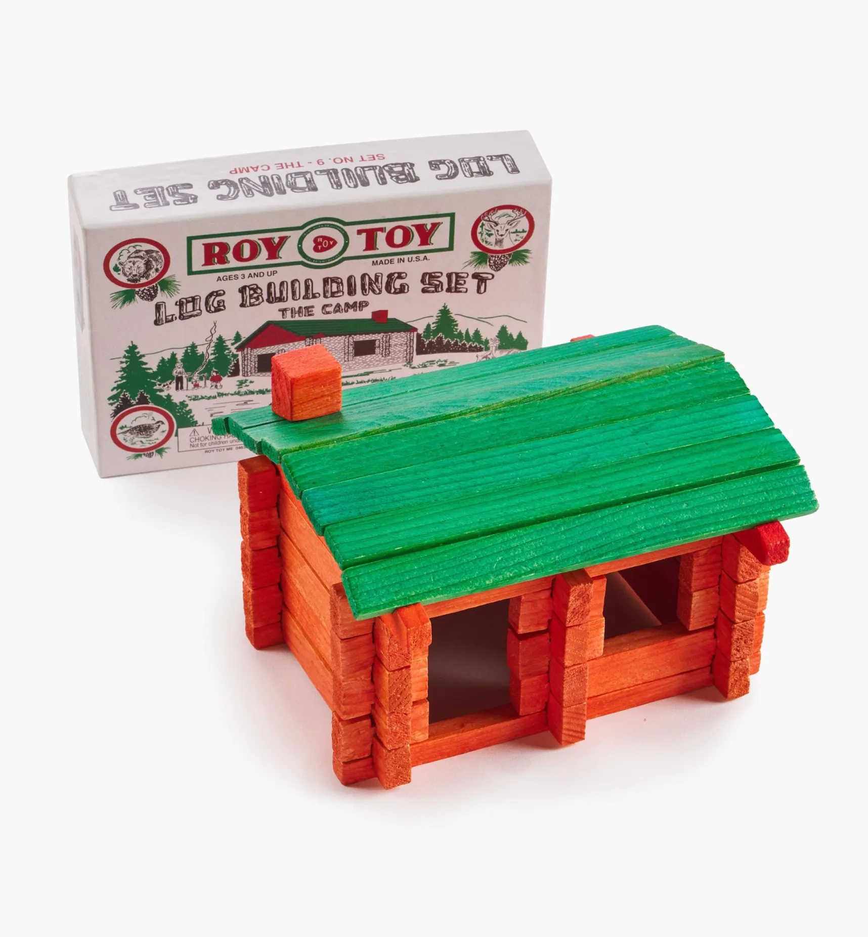 Discount 37-Pc. Log Building Set Toys & Games