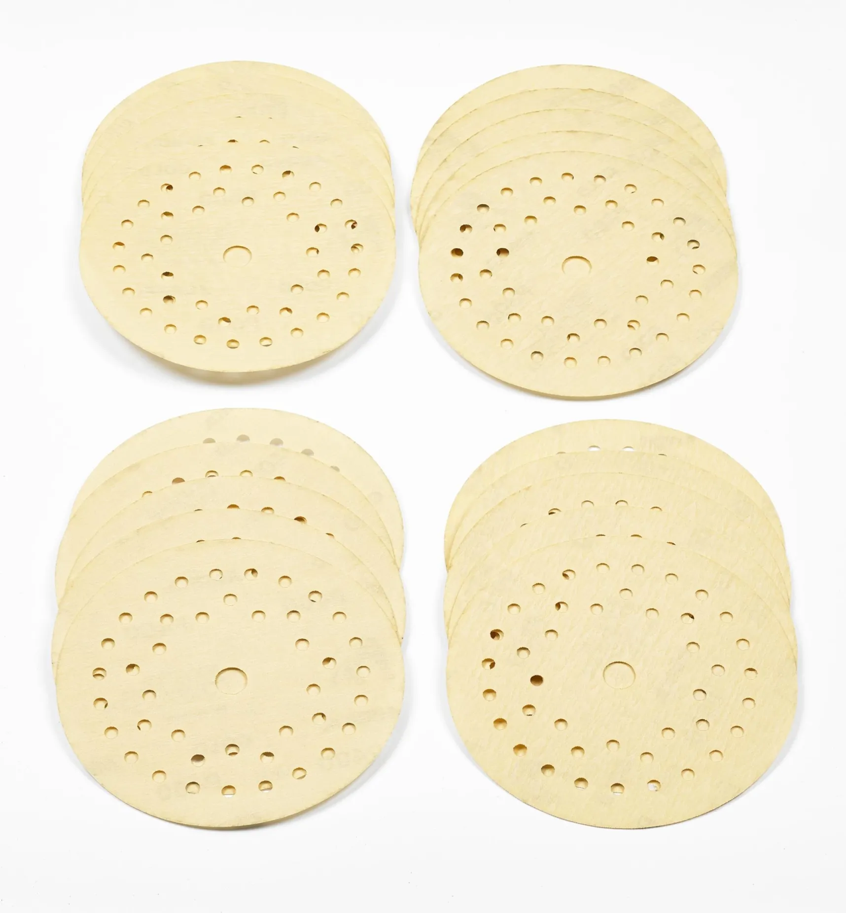 Best 20-Pc. Sample Pack Of Mirka 5" Fine 42-Hole Gold Multifit Grip Discs Supplies