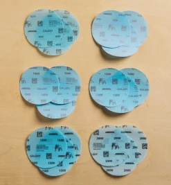 Clearance 18-Pc. Sample Pack Of Mirka 5" Fine Galaxy Grip Discs Supplies
