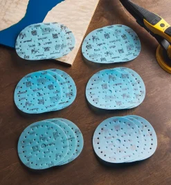 Discount 18-Pc. Sample Pack Of Mirka 6" Fine Galaxy Multifit Grip Discs Supplies