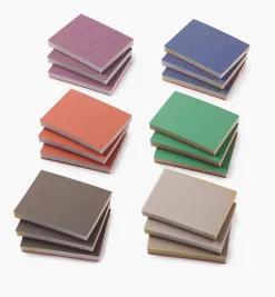 Online 18-Pc. Sample Pack Of Mirka HD 3" × 4" × 10mm Grip Abrasive Sponges Supplies