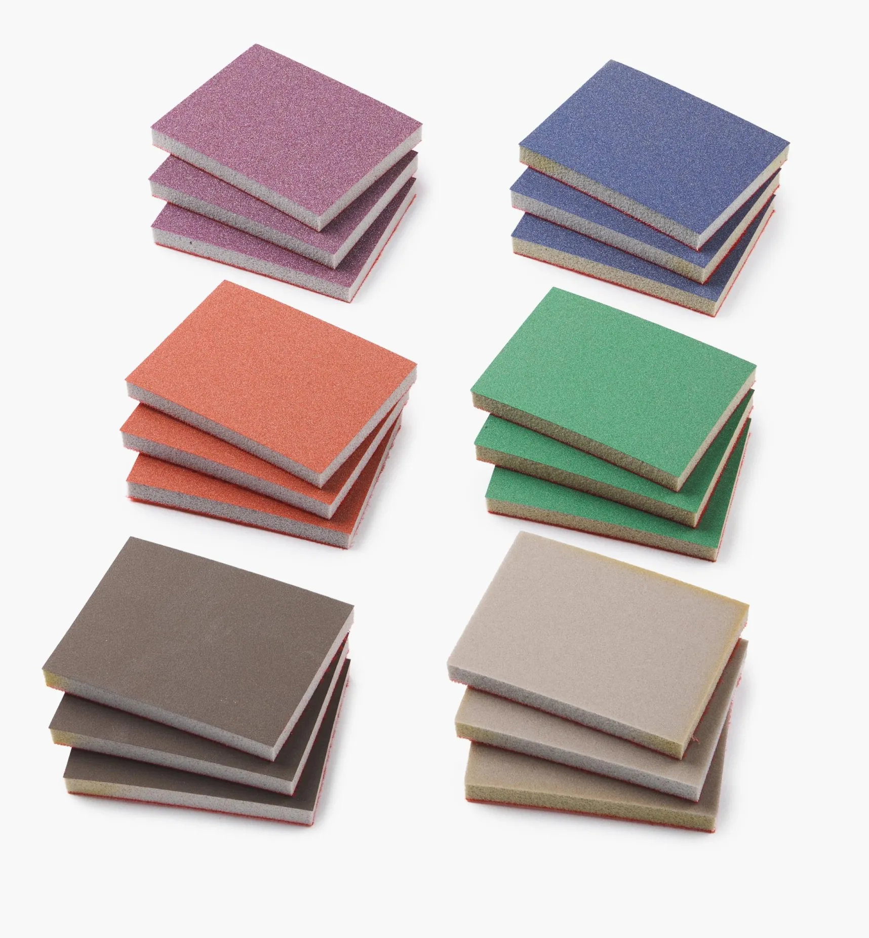 Online 18-Pc. Sample Pack Of Mirka HD 3" × 4" × 10mm Grip Abrasive Sponges Supplies