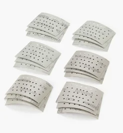 Outlet 18-Pc. Sample Pack Of Mirka Iridium 3" × 4" 36-Hole Grip Sheets Supplies