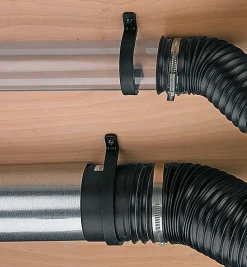 New Permanent U-Bracket For Dust Collection Systems Workshop