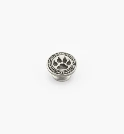 Sale Pewter Wolf Paw Knob Knobs