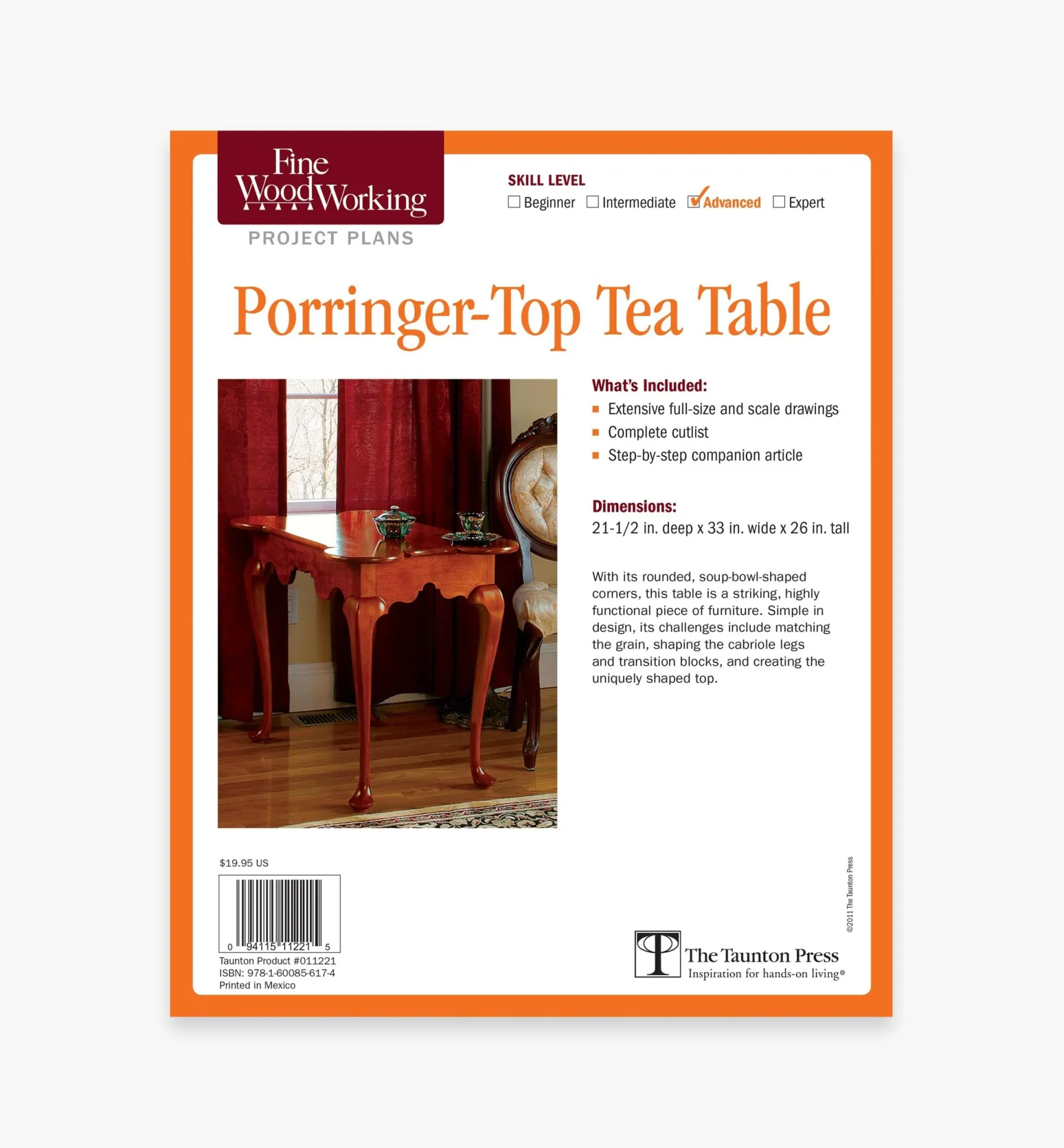 Sale Porringer-Top Tea Table Plan Plans