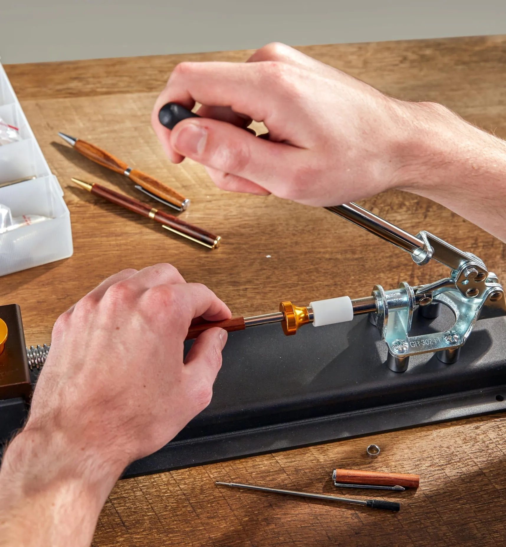 Precision Pen Press Turning