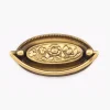 Online Pressed Floral Plate Pull Pulls