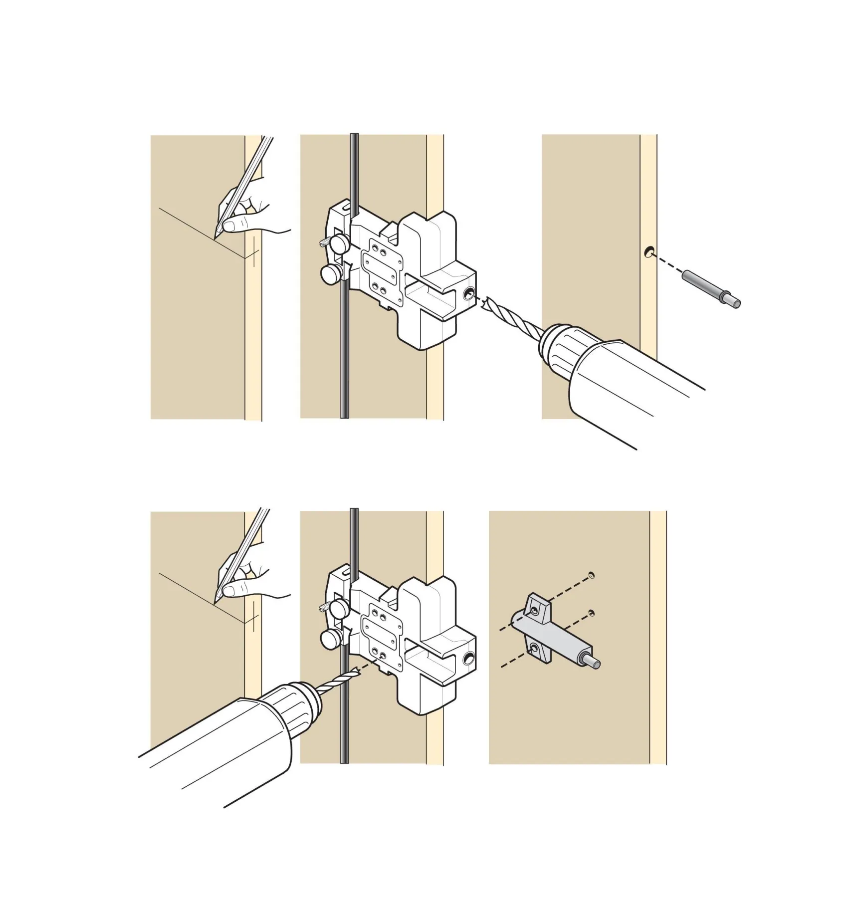 Best Pro Blumotion Drilling Jig Jigs, Guides & Fixtures