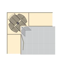 Outlet Pull-Out Corner Carousel Kitchen Hardware