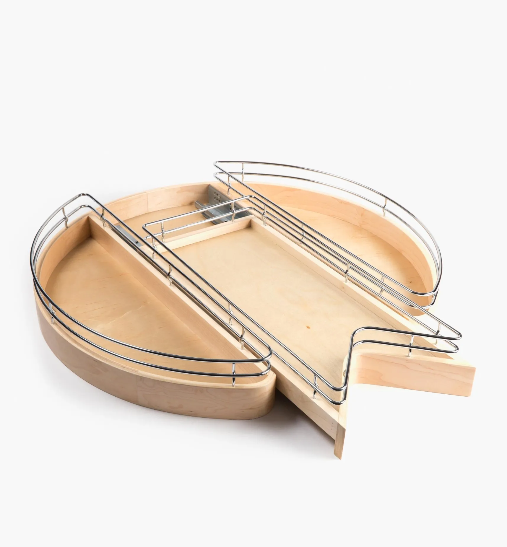 Outlet Pull-Out Wooden Kidney Shelf Kitchen Hardware