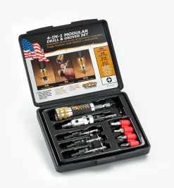 Quick-Change Drill/Countersink Set Power Tool Accessories
