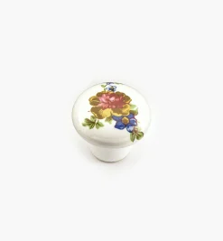 Sale Red/Blue Floral Ceramic Knobs Knobs