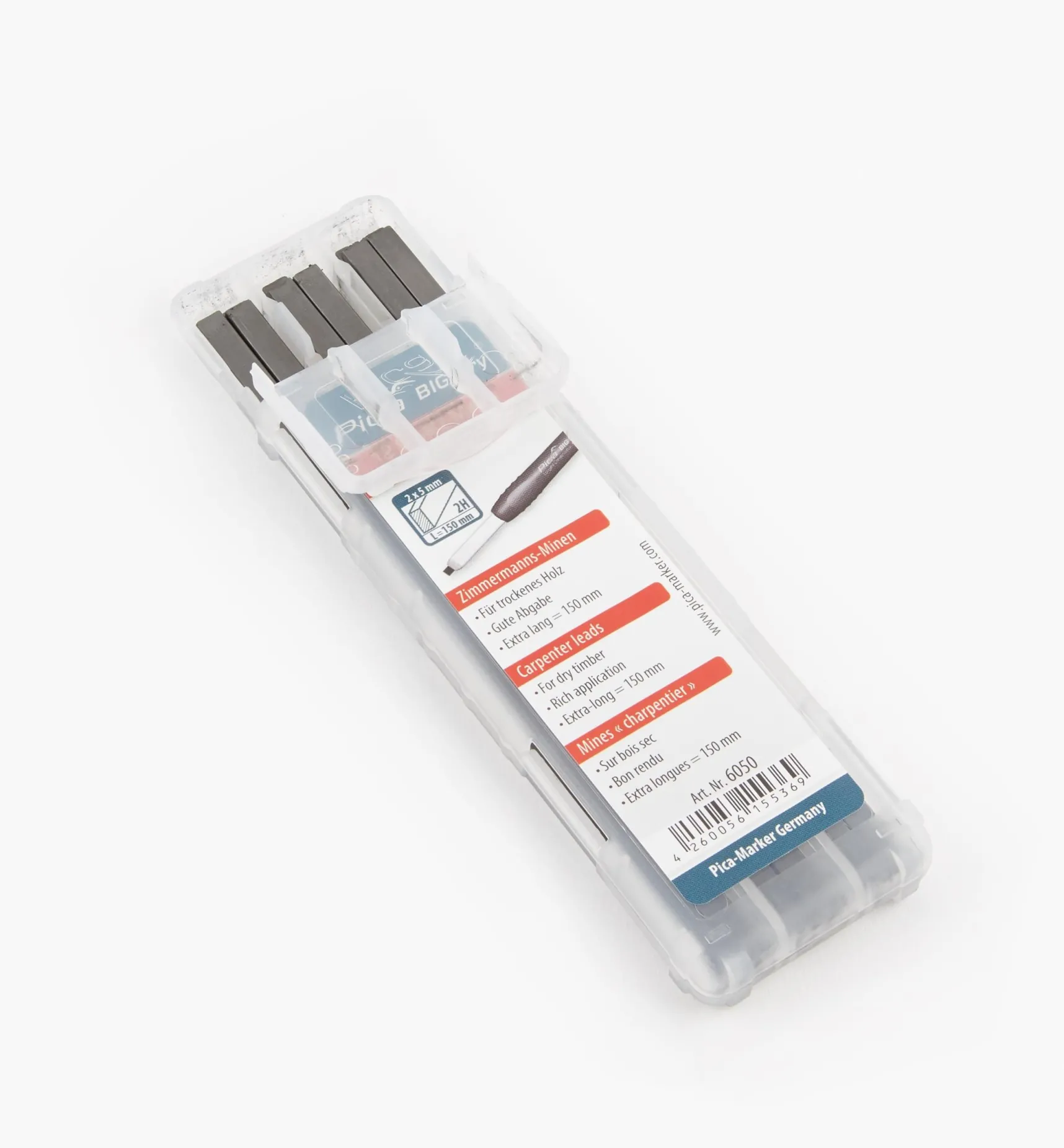 New Replacement Leads For Pica Big Dry Carpenter's Mechanical Pencil Marking & Measuring