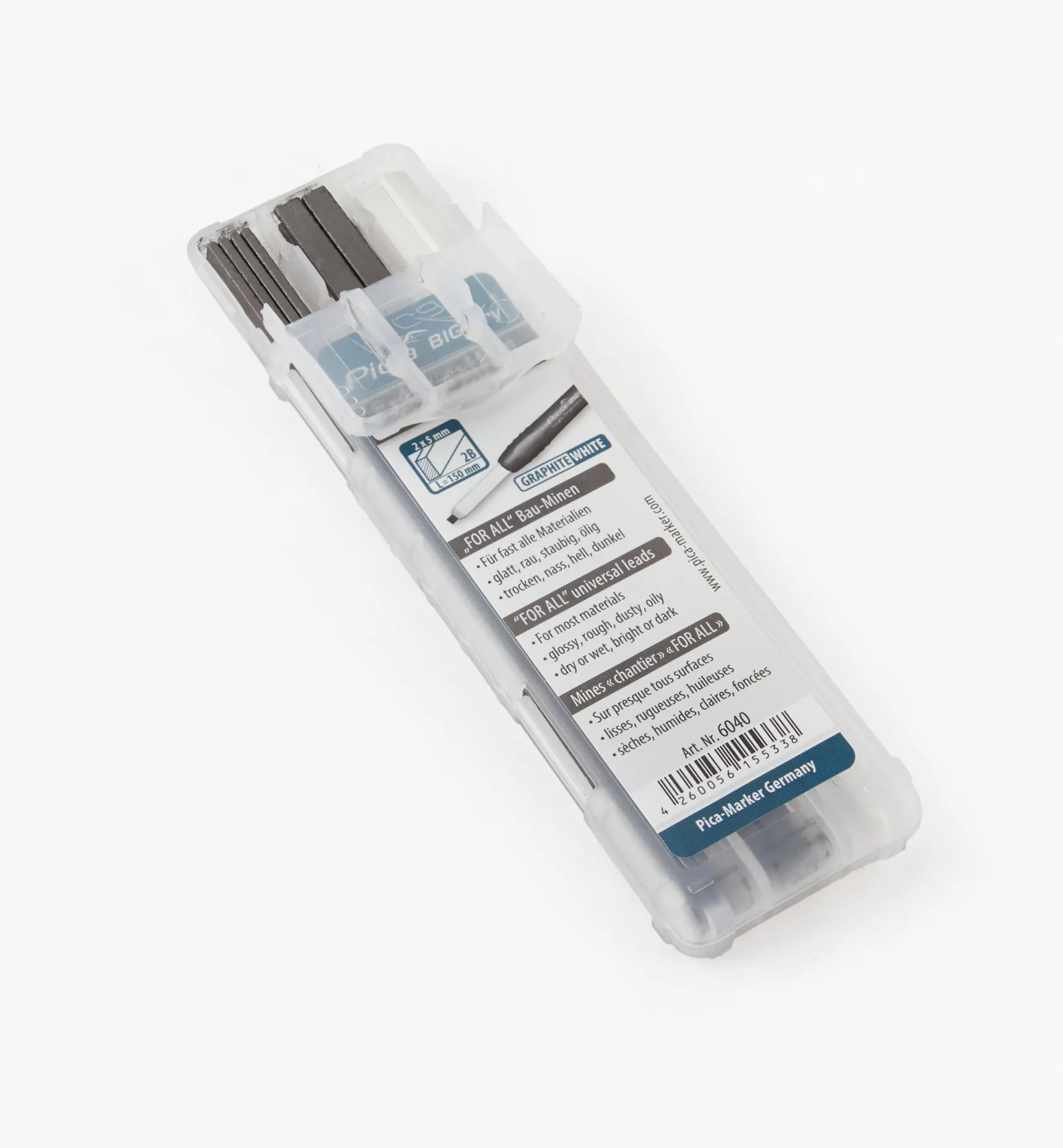 New Replacement Leads For Pica Big Dry Carpenter's Mechanical Pencil Marking & Measuring