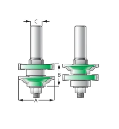 Outlet Reversible Ogee Frame Bits Routing