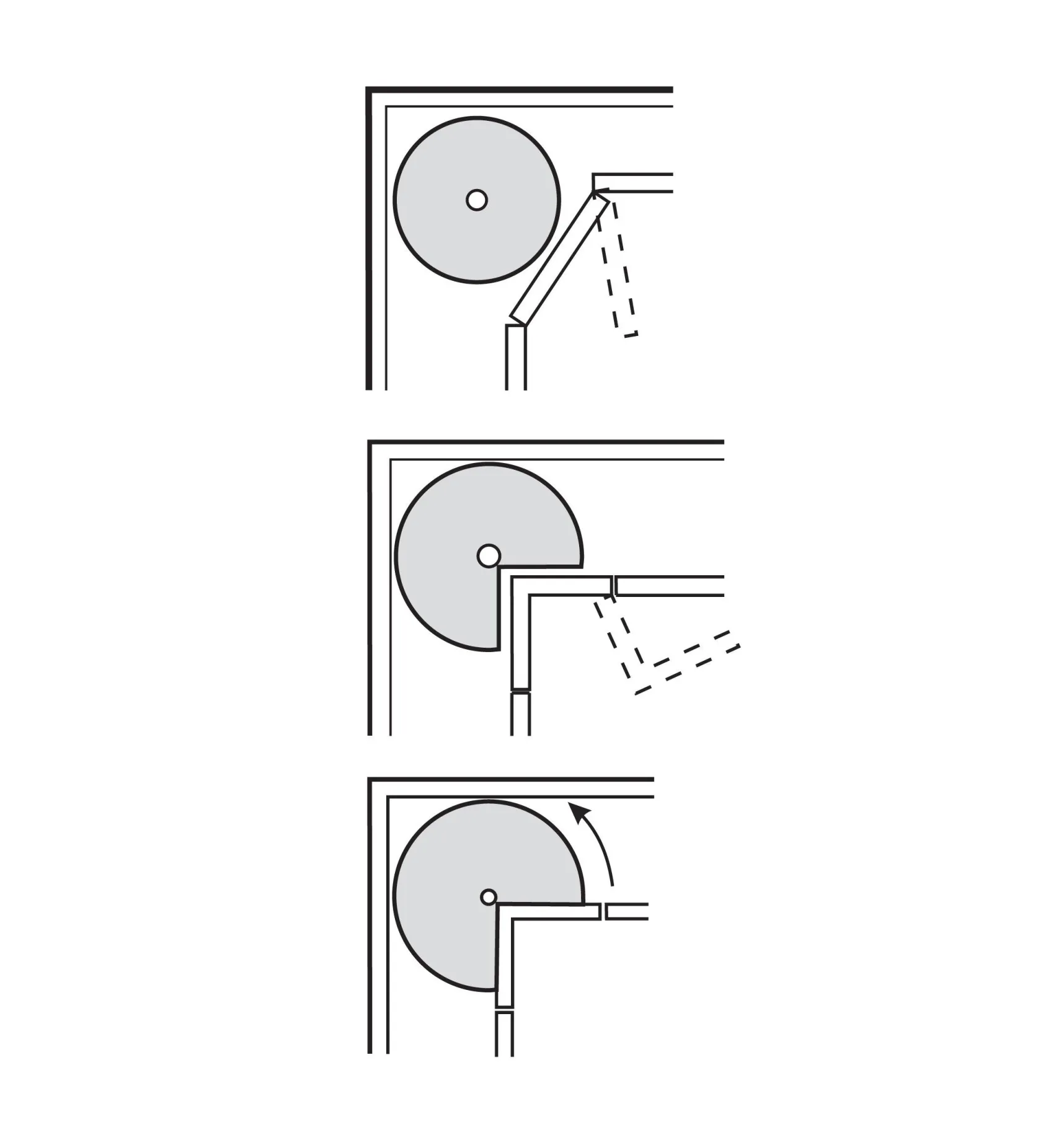 Sale Revolving Shelf Hardware Kitchen Hardware