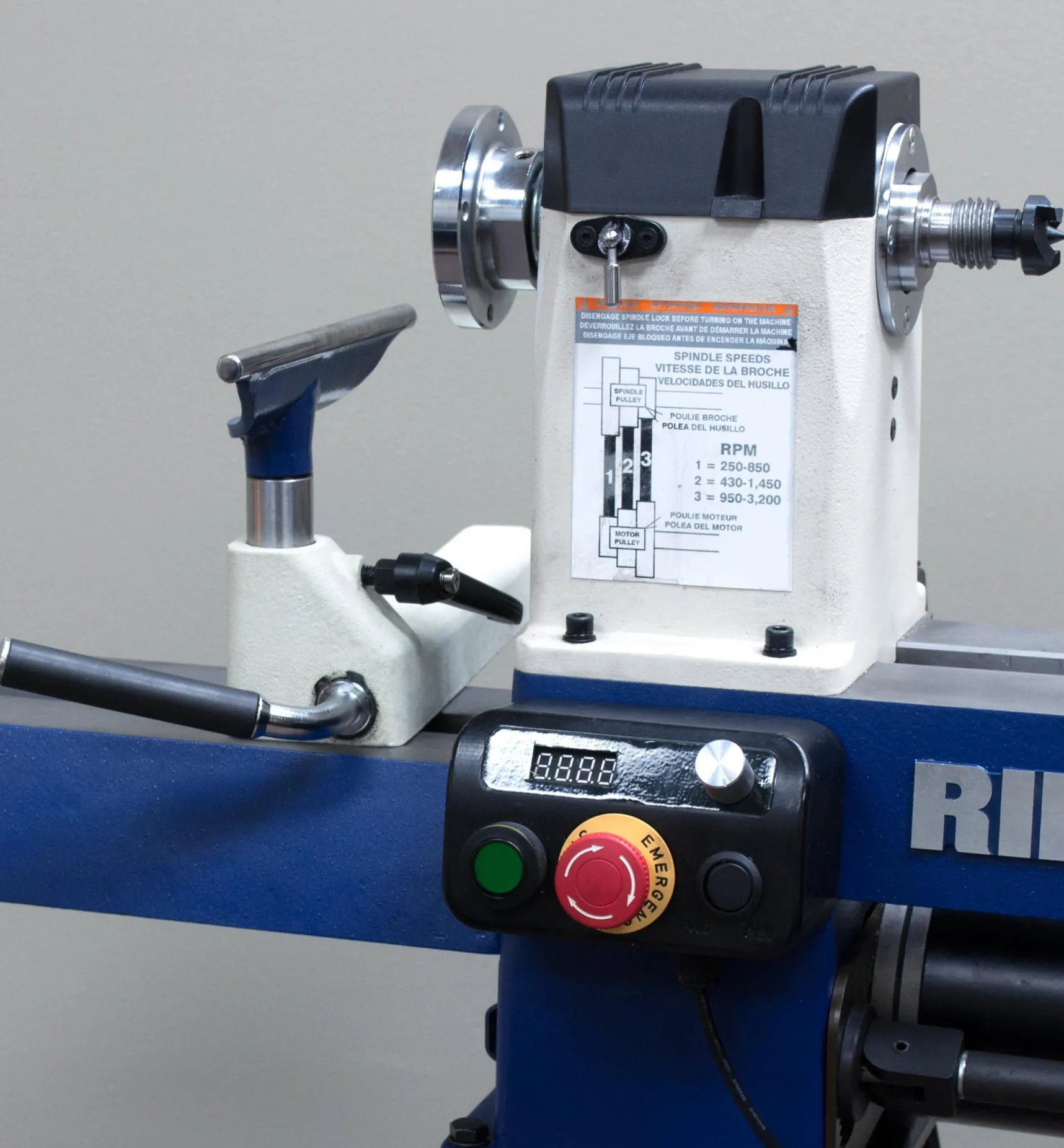 Hot Rikon 12" × 16 1/2" Midi Lathe (70-150VSR) Power Tools