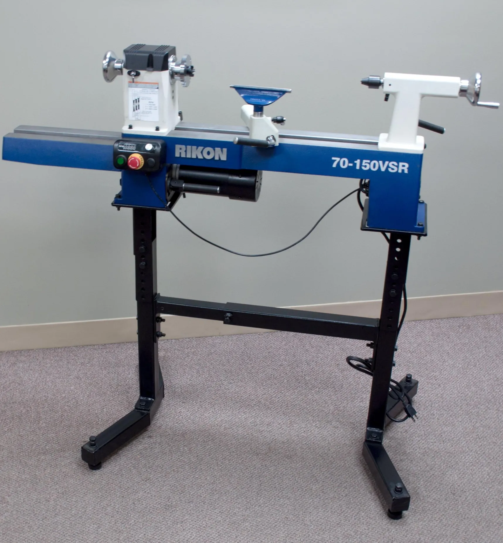 Hot Rikon 12" × 16 1/2" Midi Lathe (70-150VSR) Power Tools