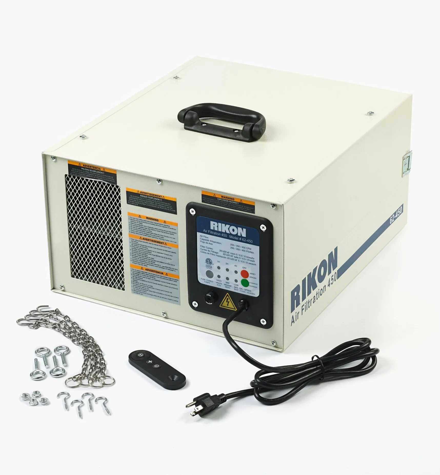 Sale Rikon 450 Cfm Air Cleaner (Model 62-450) Workshop