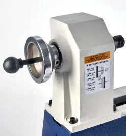 Hot Rikon 1/2 Hp Mini Lathe & Set Of 3 Carbide-Tipped Turning Tools Power Tools