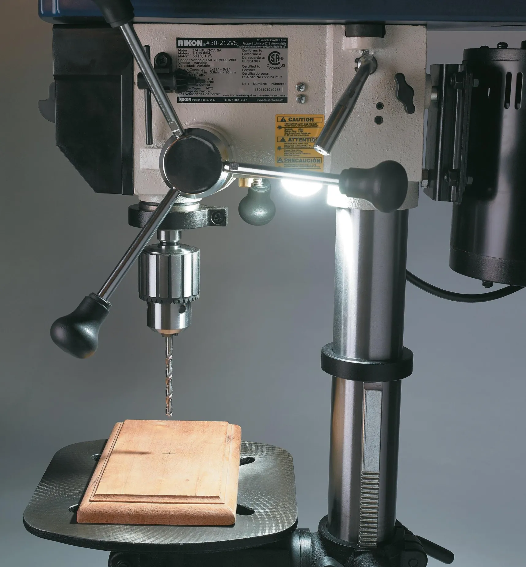 Rikon 12" Variable-Speed Drill Press Power Tools