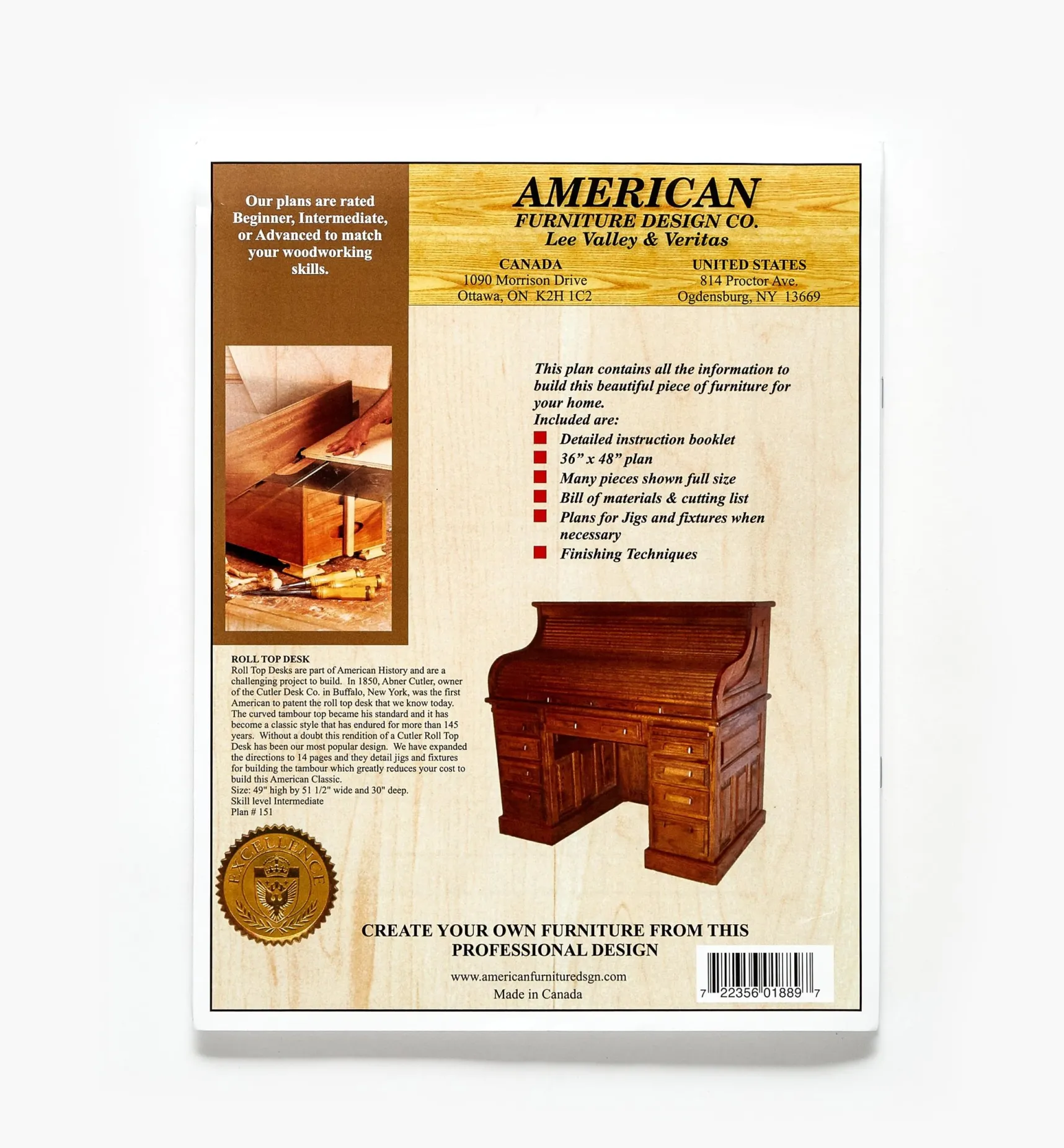 Roll Top Desk Plan Plans