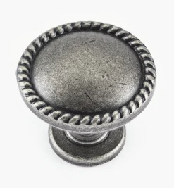 Rope-Edge Round Knob Knobs