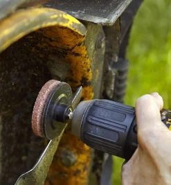 Rotary Mower Sharpener Tool Maintenance
