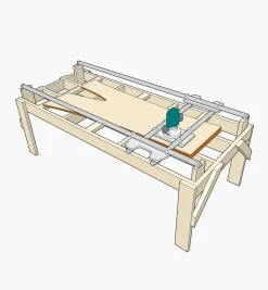 Outlet Router Sled Hardware Kit Routing
