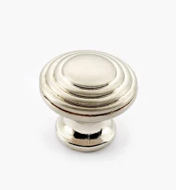 Outlet Satin Nickel Cast Modern Round Knob Knobs