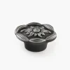 Best Satin Pewter Antique Oval Knob Knobs