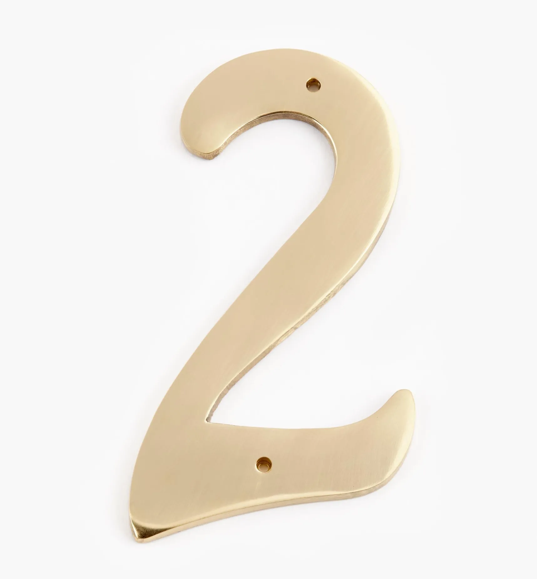 Sale Script Cast Brass House Numbers Architectural Hardware