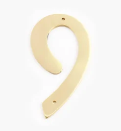 Sale Script Cast Brass House Numbers Architectural Hardware