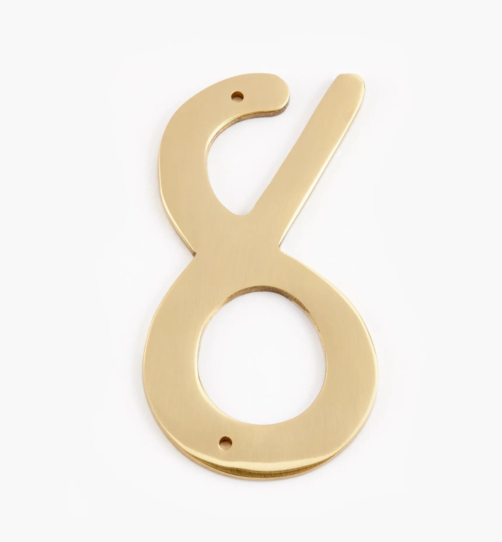 Sale Script Cast Brass House Numbers Architectural Hardware