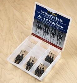 New Set Of 10 Countersink/Counterdrill Pilot Bits Power Tool Accessories