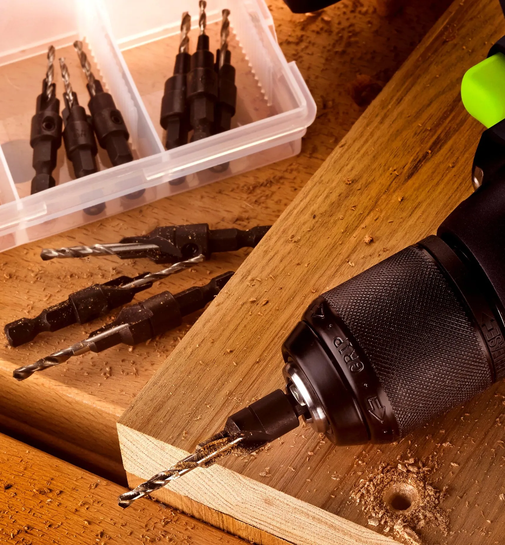 New Set Of 10 Countersink/Counterdrill Pilot Bits Power Tool Accessories