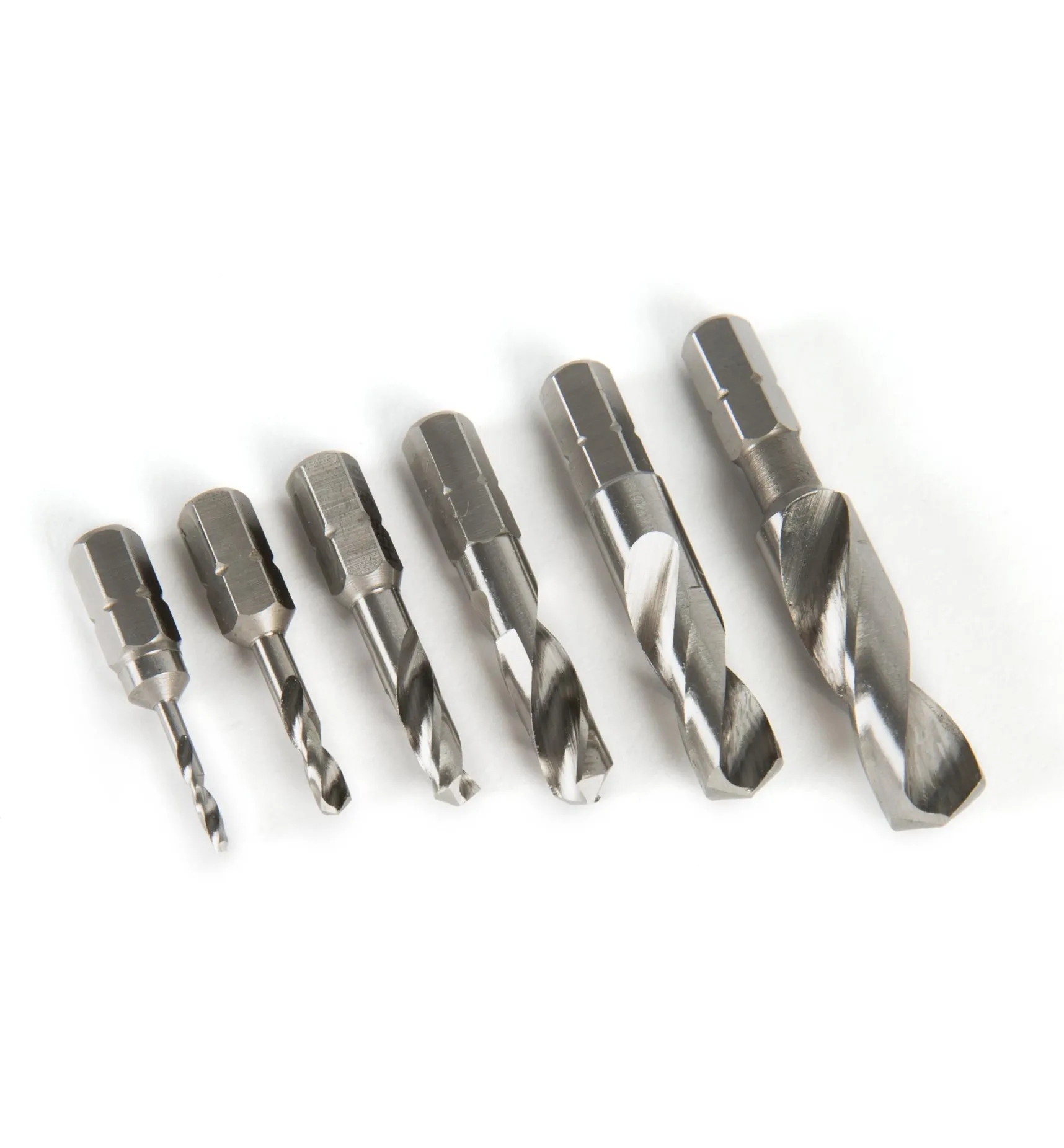 Hot Set Of 6 HSS Stubby Twist Bits Power Tool Accessories
