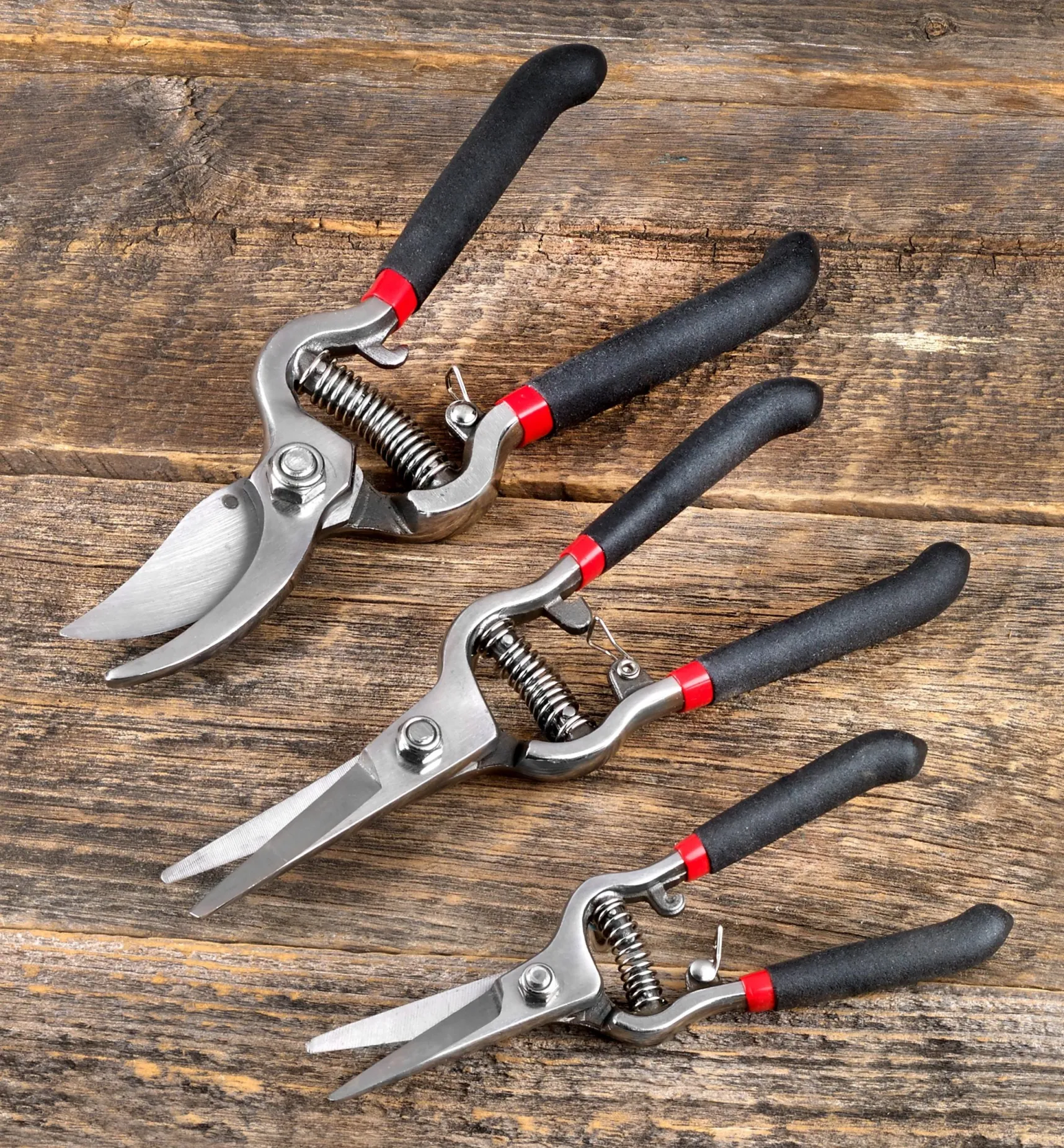 Sale Set Of 3 Stainless-Steel Pruning Tools Pruners