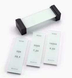 Best Shapton Set Of 3 GlassStone (GS) HR Stones & Field Holder Sharpening