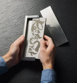 Shapton Stainless-Steel RockStar Stone Case Sharpening