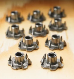 New Six-Prong T-Nuts (1/4-20 Thread) Jig & Fixture Parts