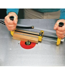 New Small Parts Miter Jig Routing